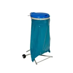 Support sac poubelle tri sélectif WSR120 - Sur roulettes