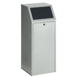 Poubelle de tri sélectif anti feu avec trappe