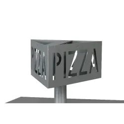 Poubelle pour cartons de pizza et bouteille consignée