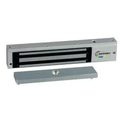 Ventouse électromagnétique applique 300 daN 12-24V DC + CTC + LEDs