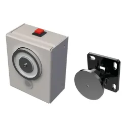 Ventouse maintien de porte ouverte murale - Bi-tension 24-48V