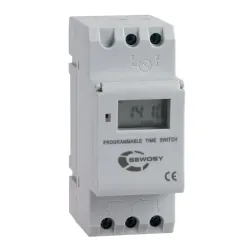 Horloge digitale hebdomadaire 230V AC - 1 contact - Sewosy PTS71C