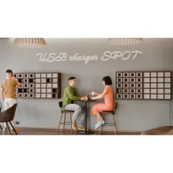 Armoire sécurisée pour smartphone avec port usb