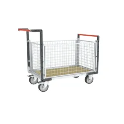 Chariot modulaire plateau bois grillagé - 500 kg - Fimm