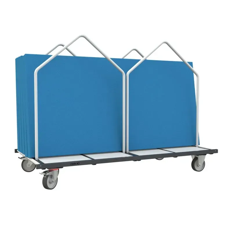 Chariot porte matelas, tapis de sport &amp; préparation colis