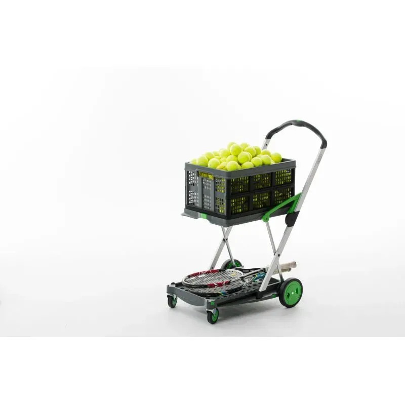 Chariot pliant Clax équipé d'une caisse pliable - 60 kg