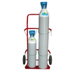 Diable 2 bouteilles B20, B40 ou B50 - H.41.5 et 97 cm