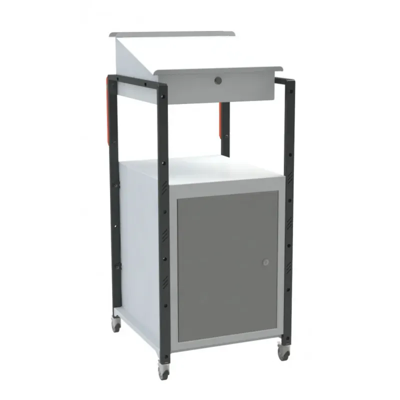 Pupitre d'atelier sur patins ou roulettes 1 bloc porte - 150 kg