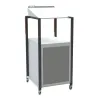 Pupitre d'atelier sur roulettes à plan inclinable + 1 porte - 150 kg