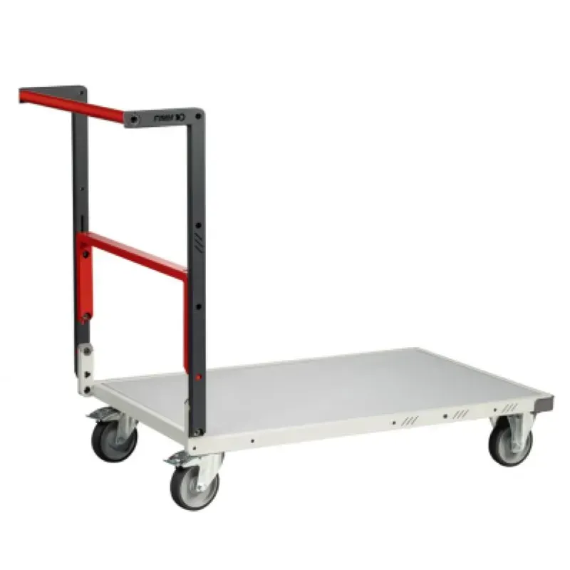 Chariot Fimm à dossier repliable et plateau en bois mélaminé 250 kg