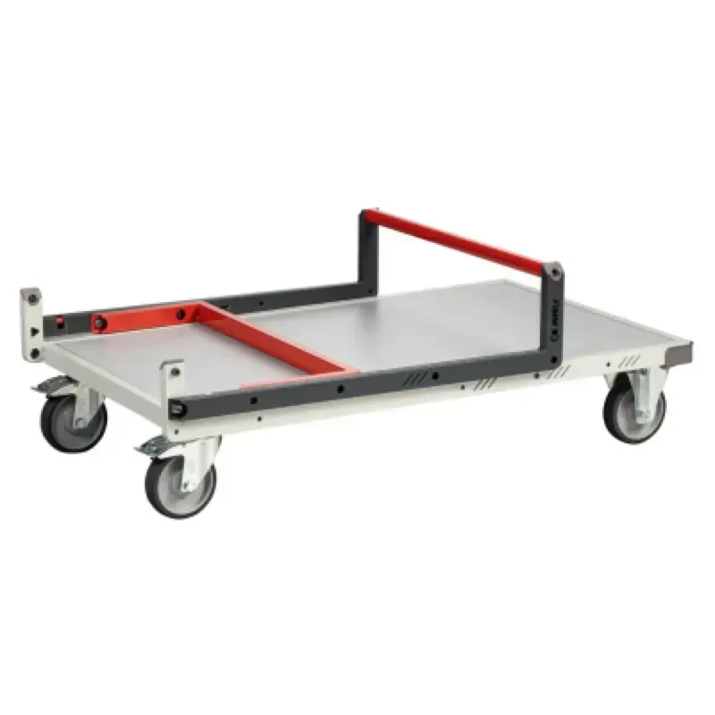 Chariot Fimm à dossier repliable et plateau en bois mélaminé 250 kg