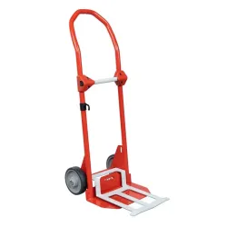 Diable à poignée cintrée avec bavette fixe ou repliable 180 kg - Fimm