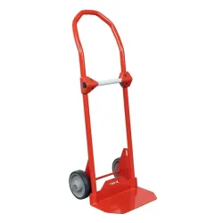 Diable à poignée cintrée Fimm avec bavette fixe ou repliable 180 kg