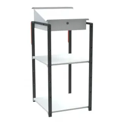 Pupitre d'atelier avec ou sans roulettes 2 plateaux - 150 kg