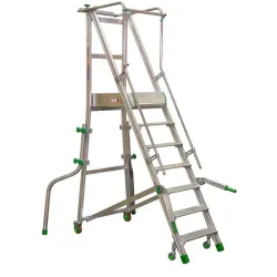 Escabeau de magasinage mobile de 3 à 15 marches - Fimm