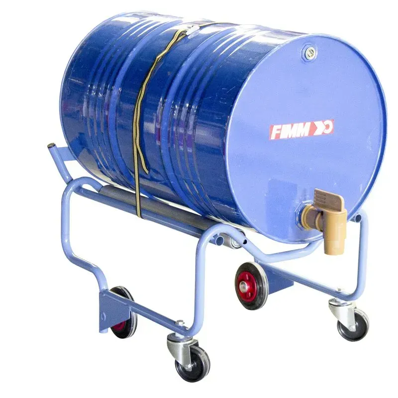 Rouleur chantier à fût métallique et plastique 60 à 220 L - Fimm
