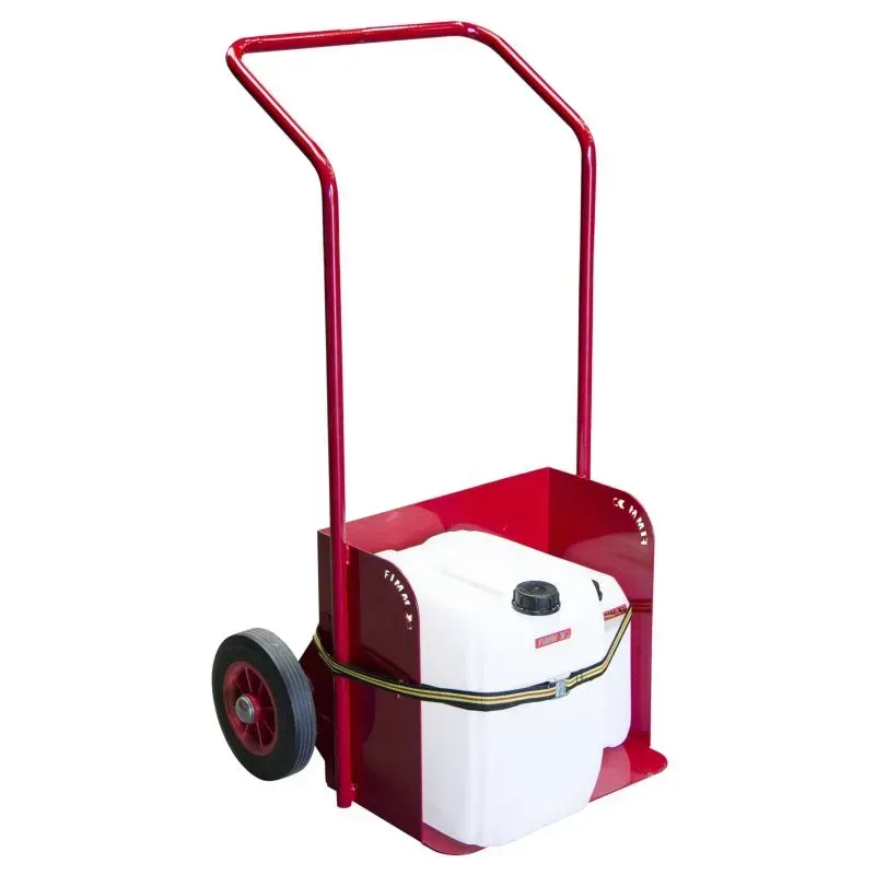 Rouleur porte jerricans de 60 à 120 L avec sangle de maintien - Fimm