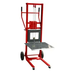 Gerbeur manuel à treuil et roues pivotantes Fimm - 250kg