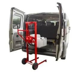 Gerbeur manuel à treuil et roues pivotantes Fimm - 250kg