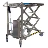 Table élévatrice électrique en inox à vis sans fin 100 kg