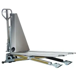 Transpalette haute levée manuelle Fimm en inox ou semi inox 304