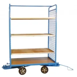 Servante monotrace à 2 essieux directeurs 500 kg - Fimm