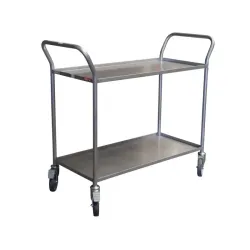 Servante de bureau Fimm à 2 ou 3 plateaux avec rebords 200 kg - Fimm