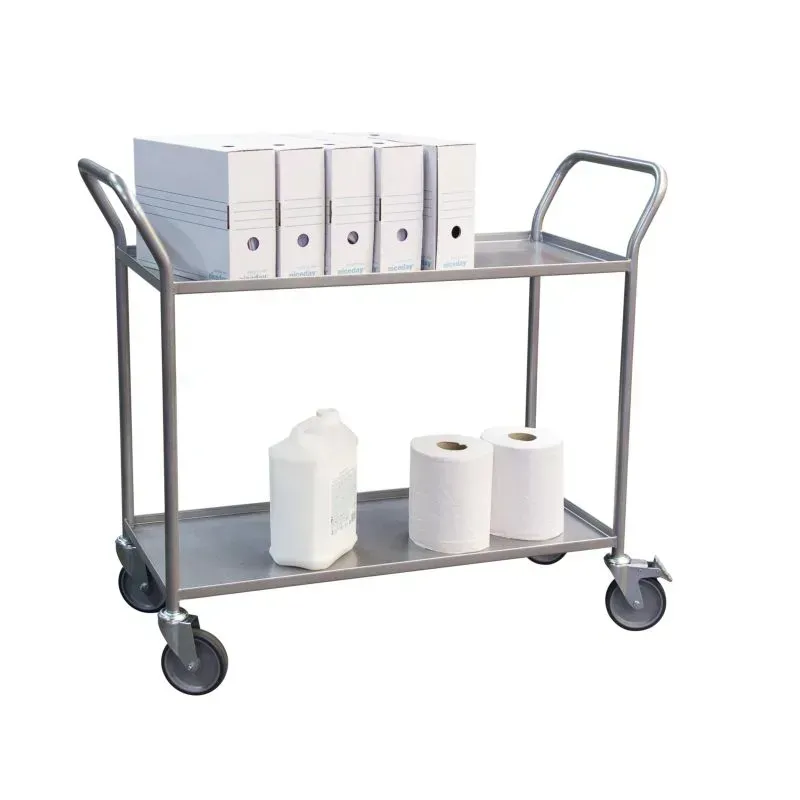 Servante de bureau Fimm à 2 ou 3 plateaux avec rebords 200 kg - Fimm