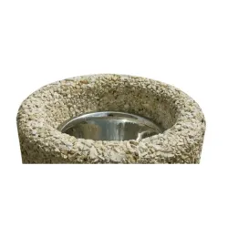 Coupelle métal pour cendrier béton Balthazar