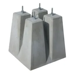 Massif béton pour candélabre