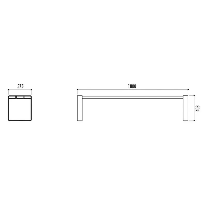 Banquette extérieur Marina
