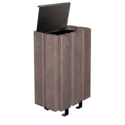 Poubelle de ville en plastique recyclé Moray