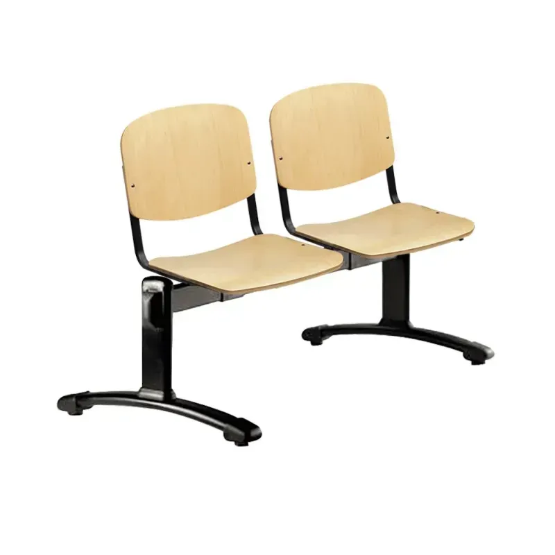 Siège poutre Iso, assise et dossier en bois multiplis