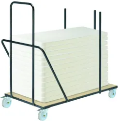 Chariot roulant pour table Grenade 153, 183 cm et Tarragone 183 cm
