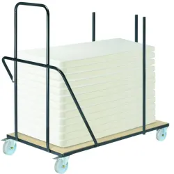 Chariot roulant pour table Grenade 244 cm, Tarragone 200 cm et Vendée