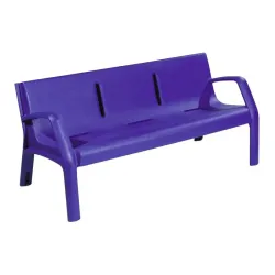 Banc public en plastique recyclable Alvium
