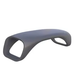 Banquette extérieur en plastique recyclé Aire