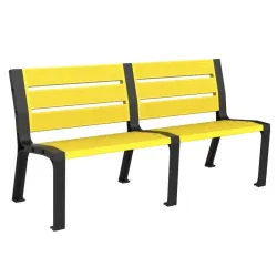 Banc de ville en plastique recyclé écologique Modo