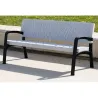 Banc public en plastique recyclable Maverick