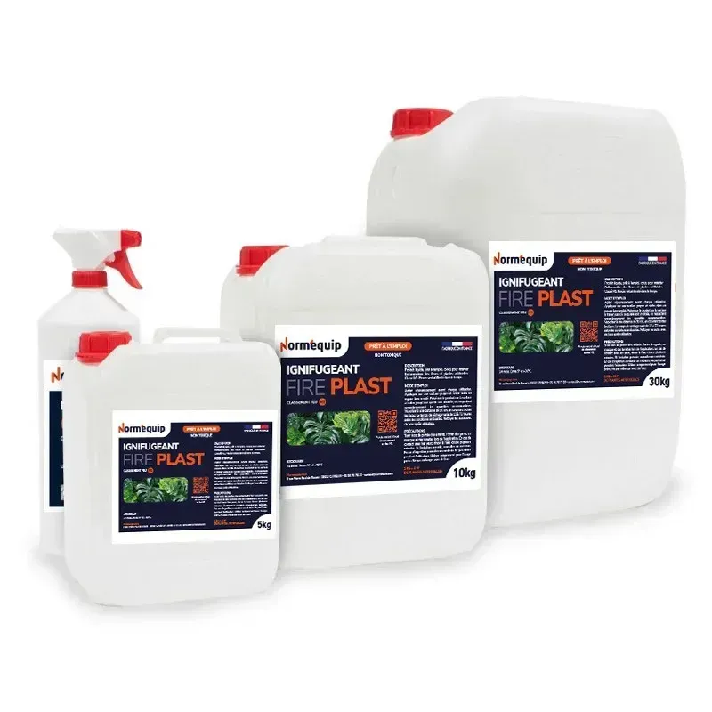 Fireplast - Produit ignifuge plante artificielle classement au feu M1