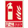 Panneau extincteur classe de feu ABC photoluminescent