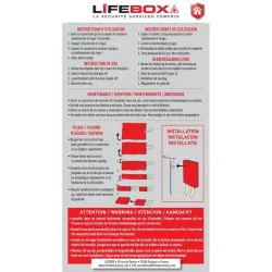 Couverture anti feu 120 x 180 cm