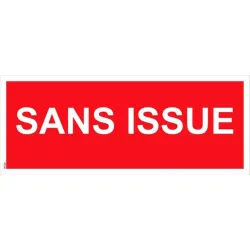 Panneau sans issue