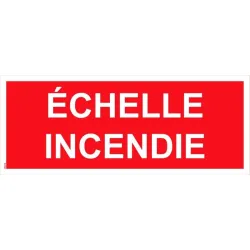 Panneau échelle incendie