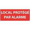 Panneau local protégé par alarme