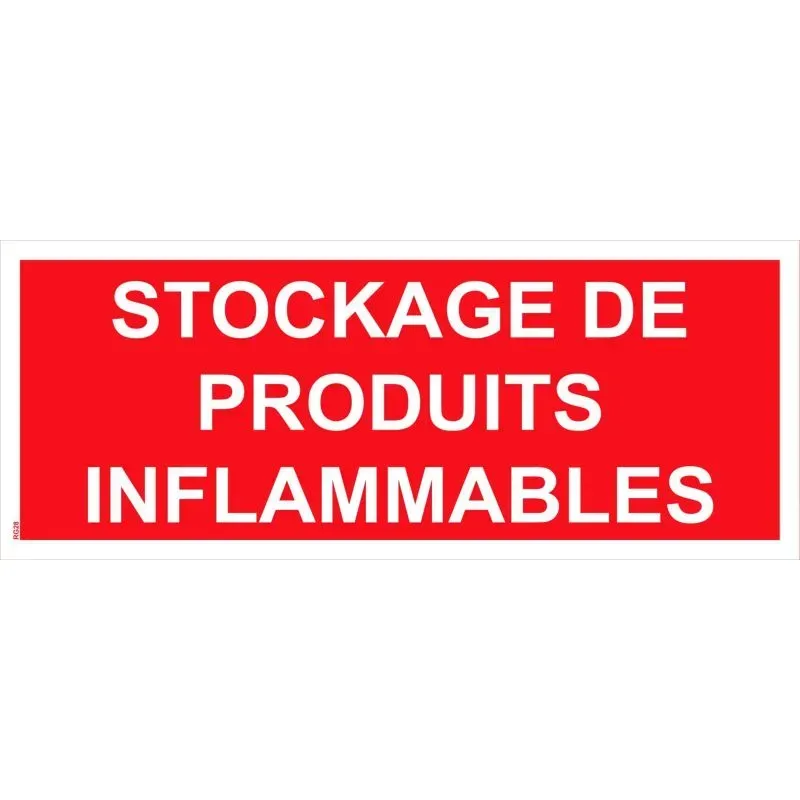 Panneau stockage de produits inflammables