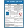 Panneau de lutte contre le tabagisme