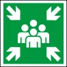 Panneau picto point de rassemblement