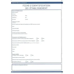 Registre public d'accessibilité format A4 - 32 pages