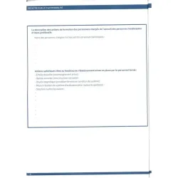 Registre public d'accessibilité format A4 - 32 pages